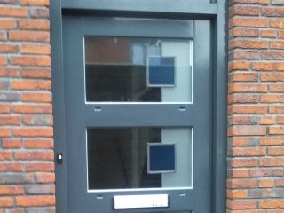 Modern glas in lood in huisdeuren